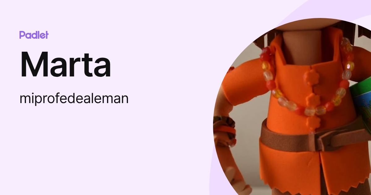 Marta (miprofedealeman) profile | Padlet