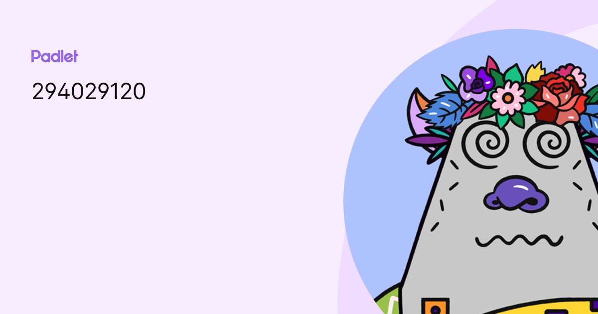 294029120 profile | Padlet
