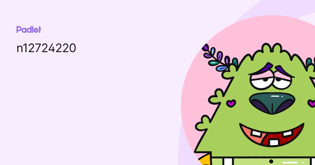 n12724220 profile | Padlet