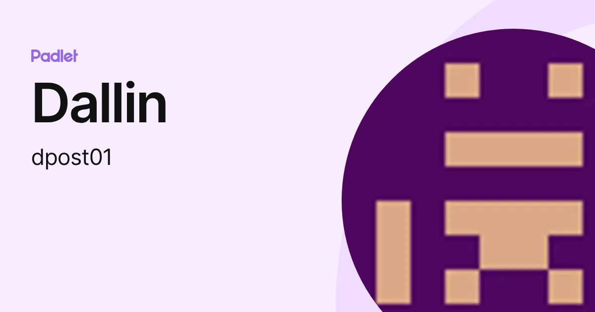 Dallin (dpost01) profile | Padlet