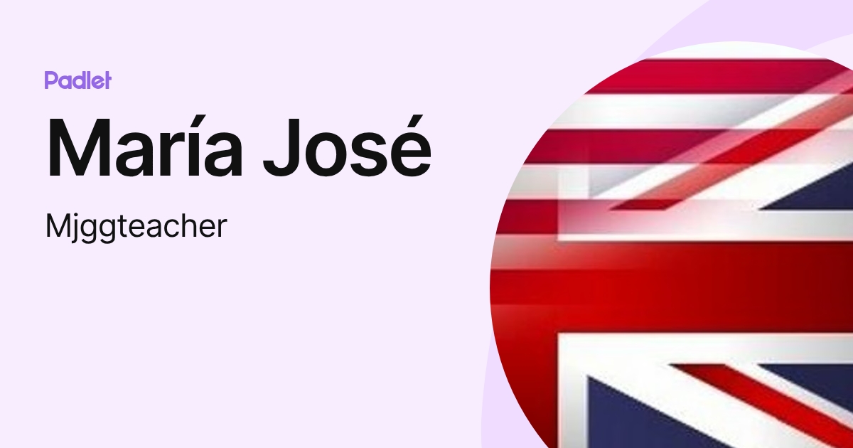 María José (Mjggteacher) profile | Padlet