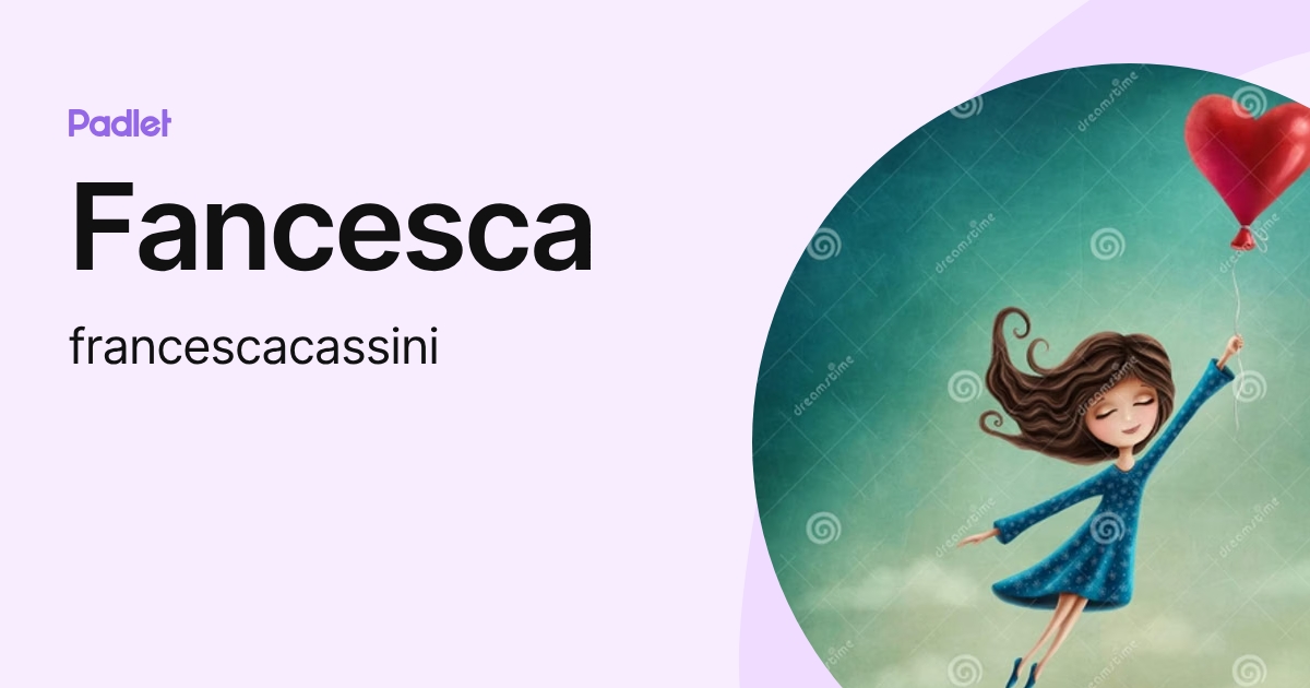 Fancesca (francescacassini) profile | Padlet