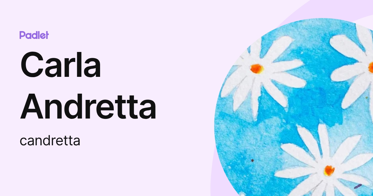 Carla Andretta (candretta) profile | Padlet