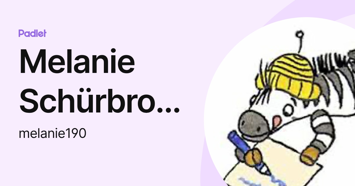Melanie Schürbrock (melanie190) profile | Padlet