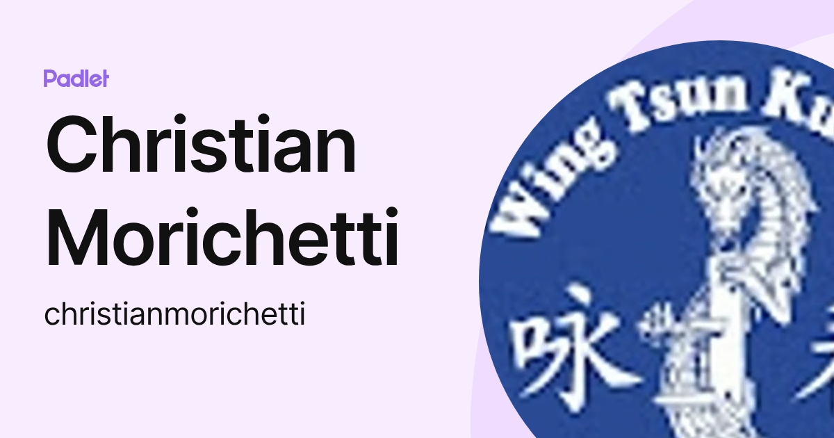 Christian Morichetti (christianmorichetti) profile | Padlet