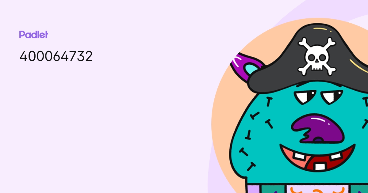 400064732 profile | Padlet