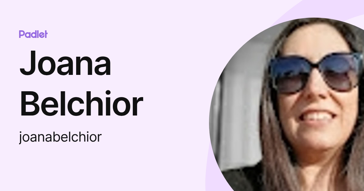Joana Belchior (joanabelchior) profile | Padlet