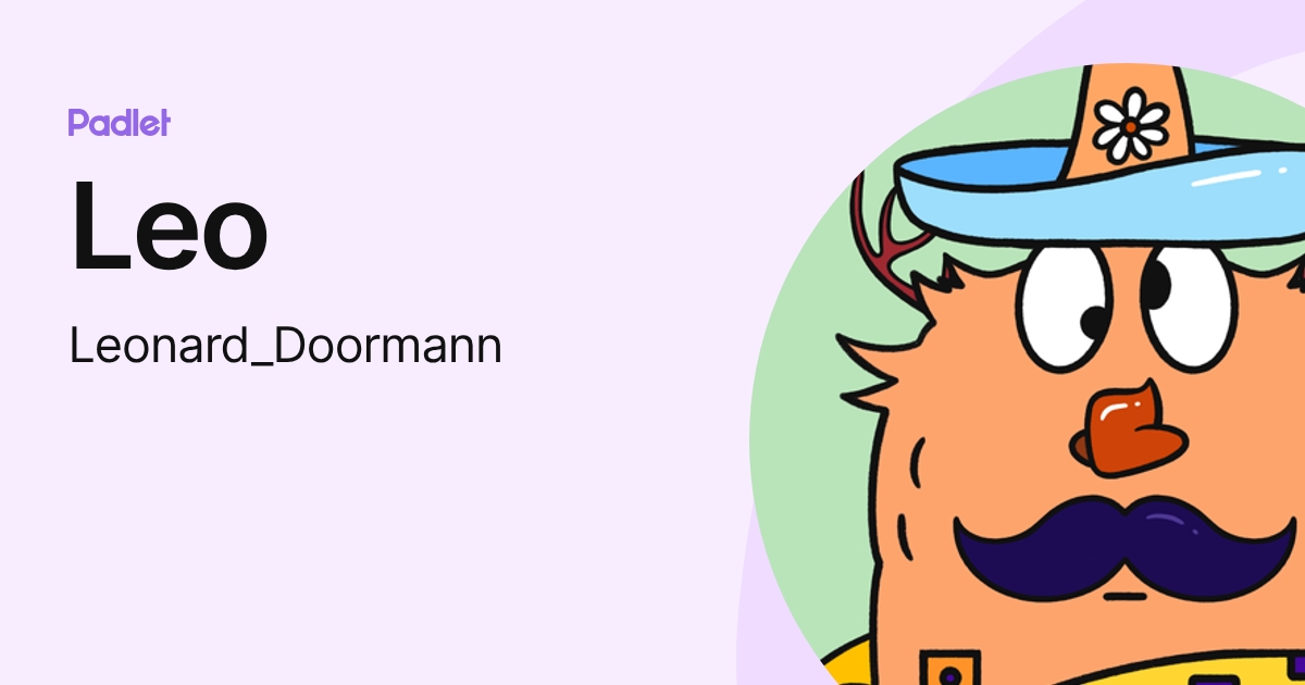 Leo (Leonard_Doormann) profile | Padlet