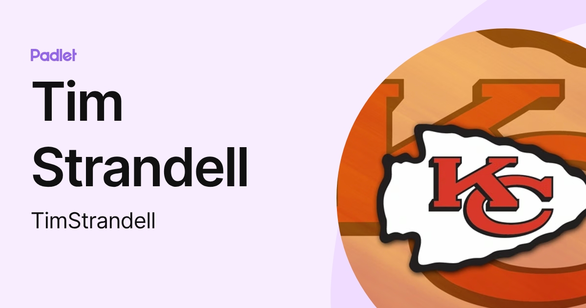 Tim Strandell (TimStrandell) profile | Padlet