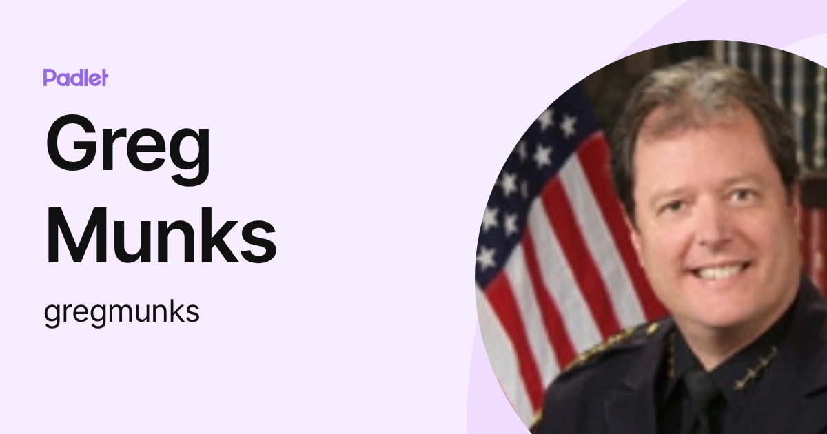 Greg Munks (gregmunks) profile | Padlet