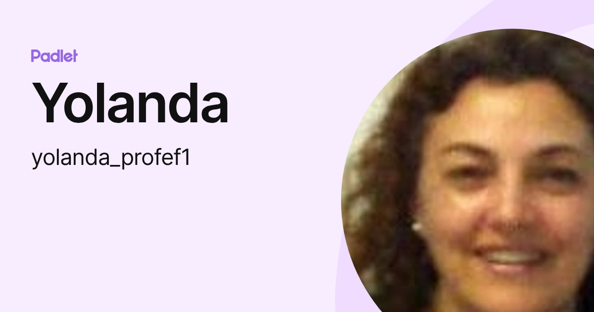 Yolanda (yolanda_profef1) perfil | Padlet