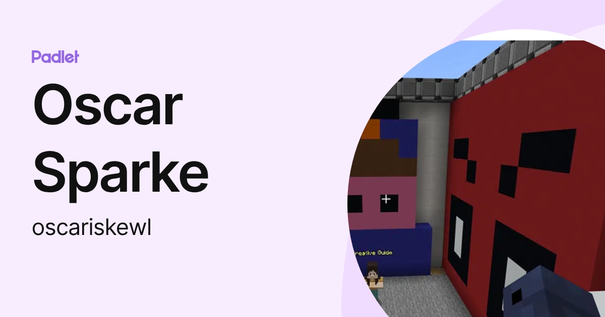 Oscar Sparke (oscariskewl) profile | Padlet