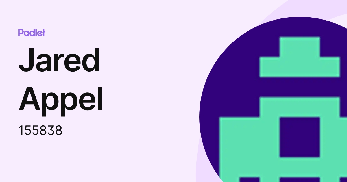 Jared Appel (155838) profile | Padlet