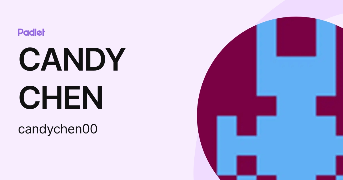 CANDY CHEN (candychen00) 个人资料| Padlet