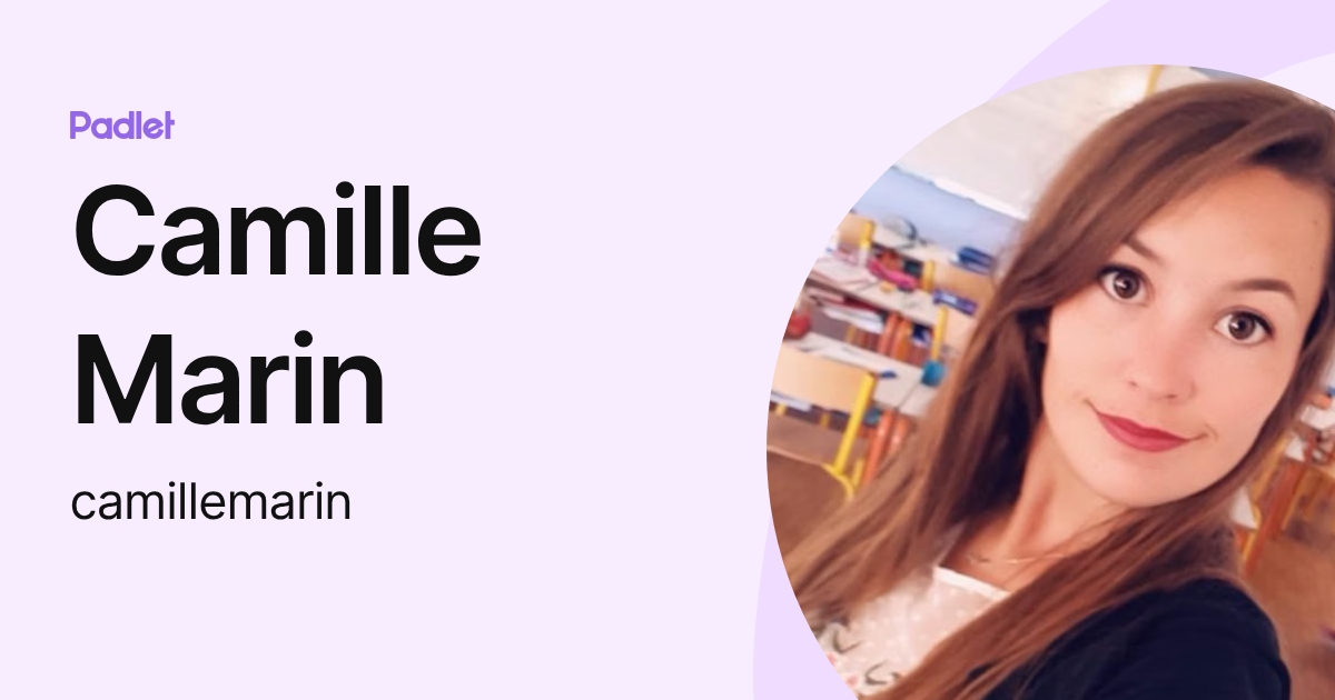 Camille Marin (camillemarin) profile | Padlet