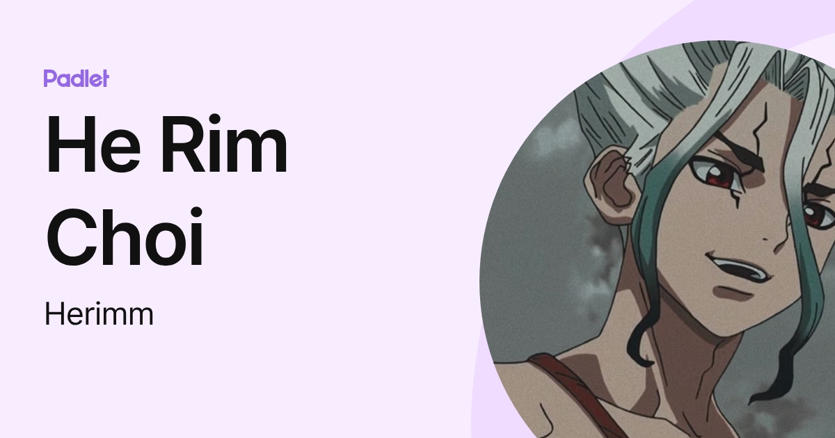 He Rim Choi (Herimm) profile | Padlet