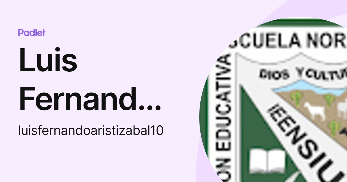 Luis Fernando Aristizabal Morales (luisfernandoaristizabal10) profile ...
