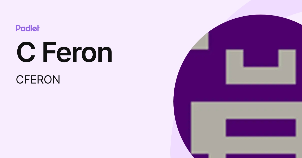 C Feron (CFERON) profile | Padlet