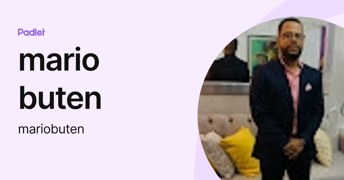 mario buten (mariobuten) profile | Padlet
