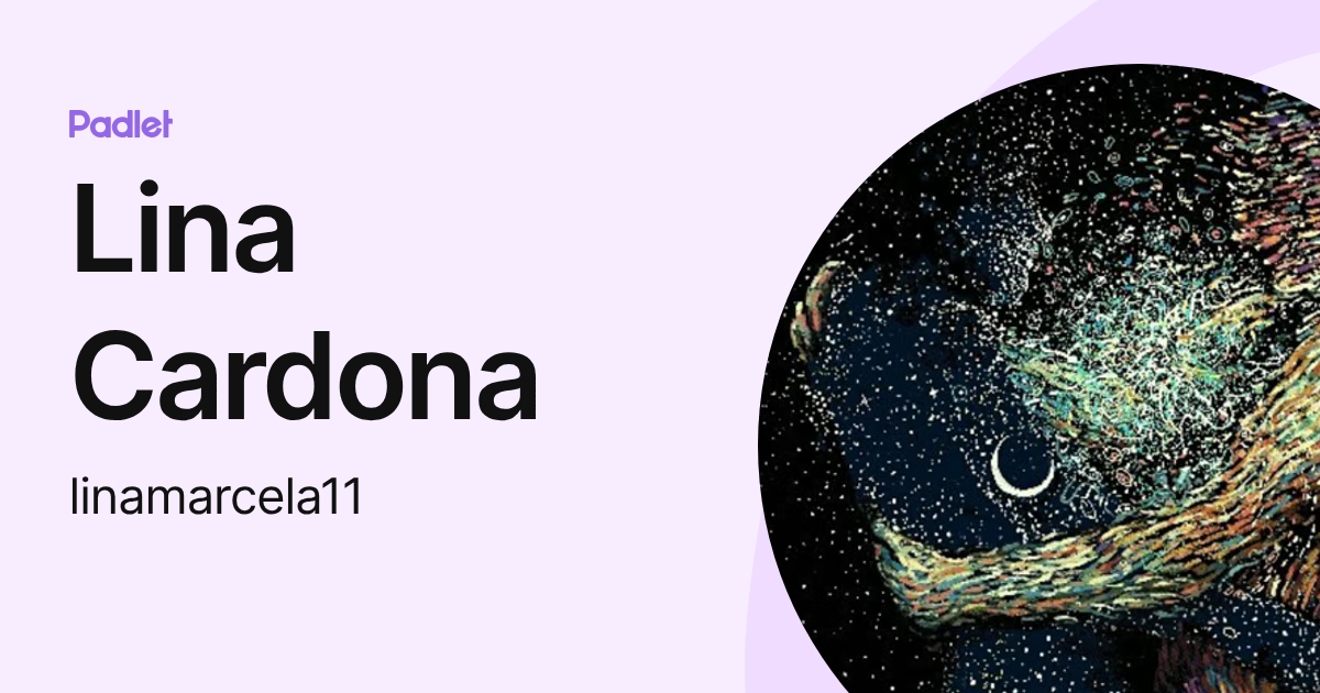 Lina Cardona (linamarcela11) profile | Padlet