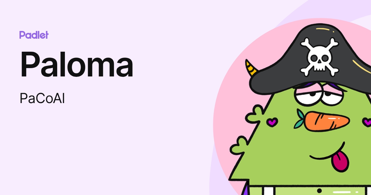 Paloma (PaCoAl) profile | Padlet
