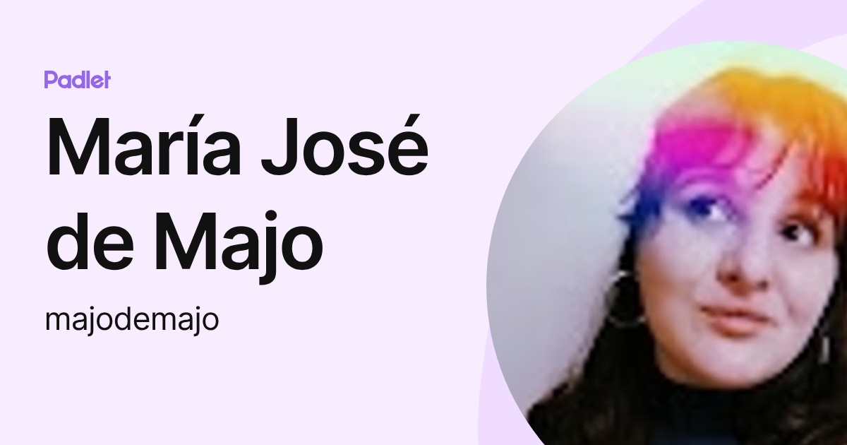María José de Majo (majodemajo) profile | Padlet