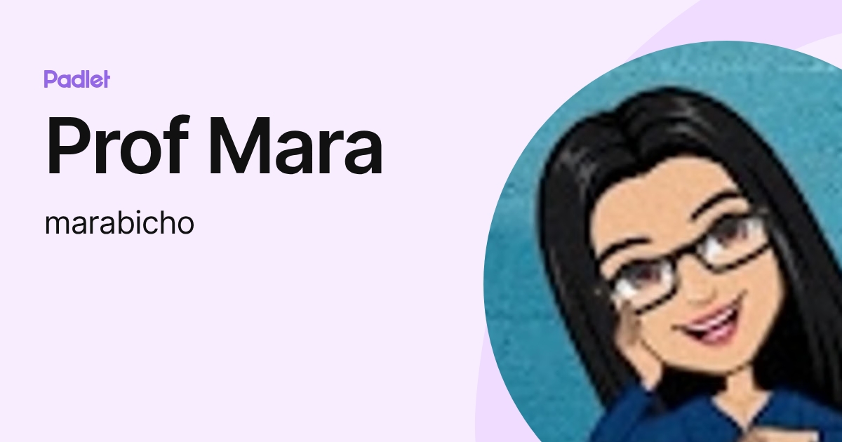 Prof Mara (marabicho) profile | Padlet
