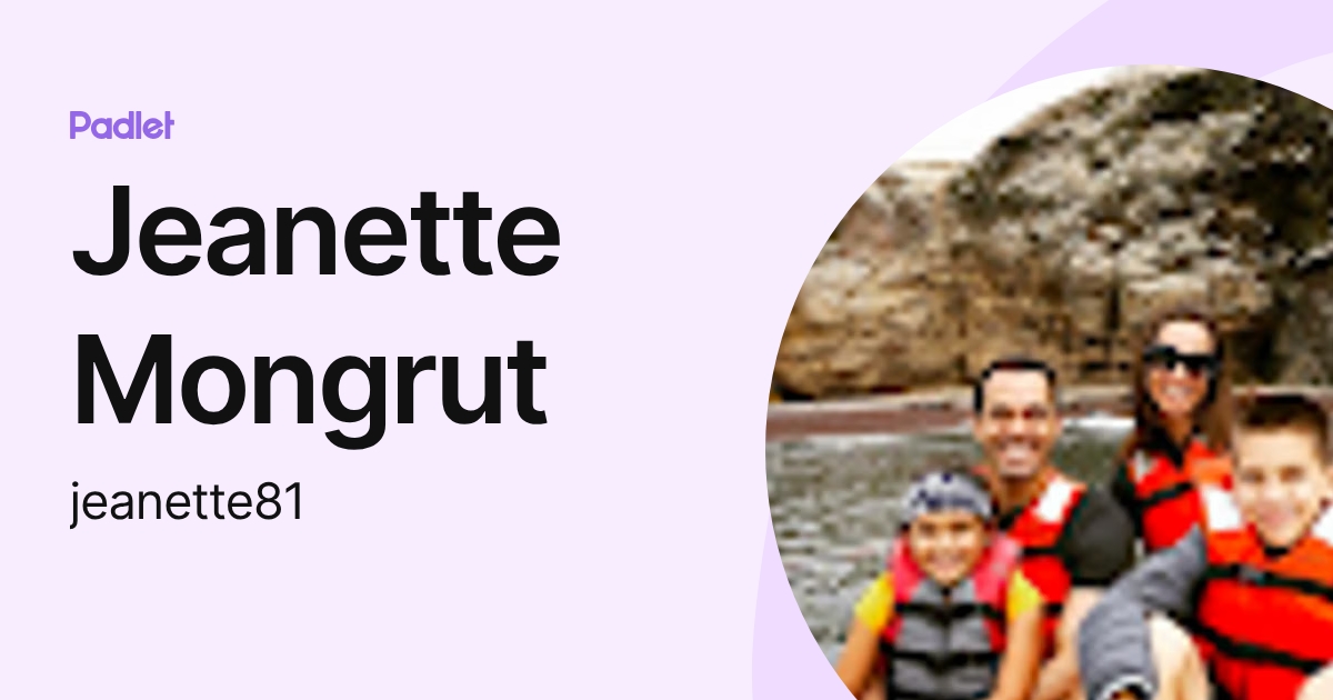Jeanette Mongrut (jeanette81) profile | Padlet