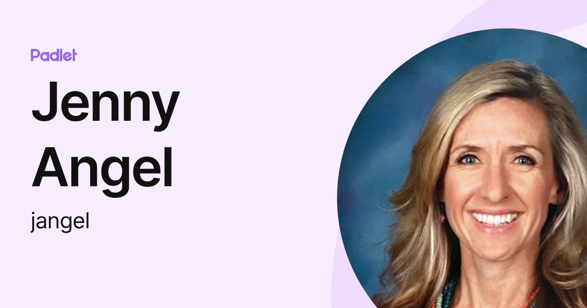 Jenny Angel (jangel) profile | Padlet