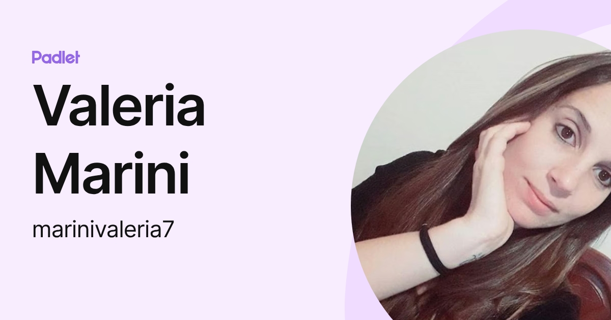 Valeria Marini (marinivaleria7) profile | Padlet