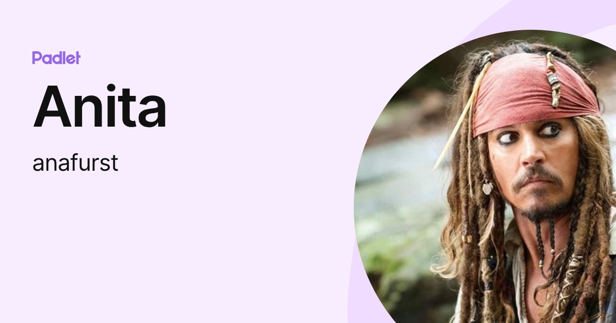 Anita (anafurst) profile | Padlet
