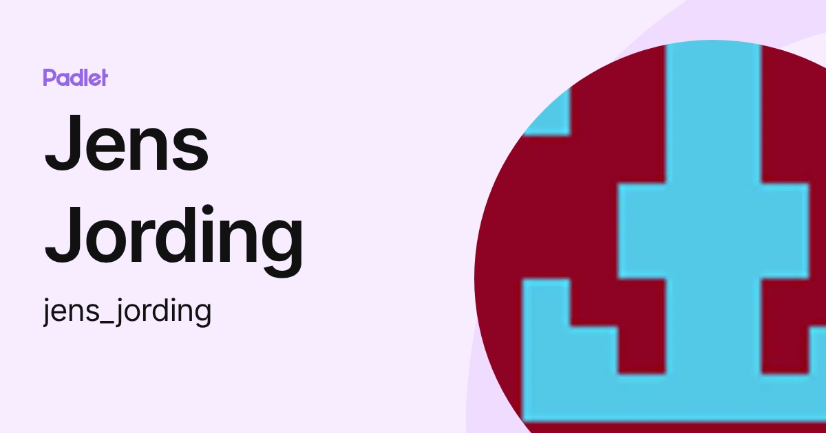 Jens Jording (jens_jording) profile | Padlet