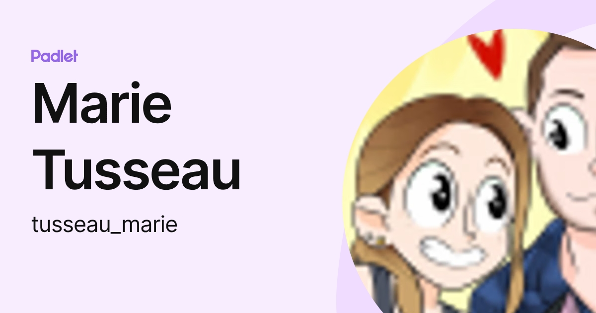 Marie Tusseau (tusseau_marie) profile | Padlet