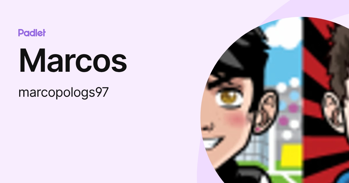 Marcos (marcopologs97) profile | Padlet