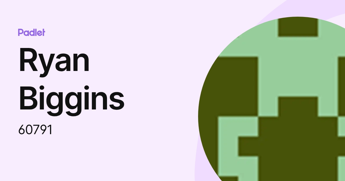 Ryan Biggins (60791) profile | Padlet
