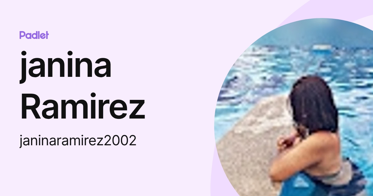 janina Ramirez (janinaramirez2002) profile | Padlet