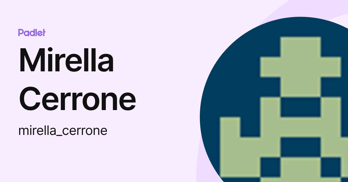 Mirella Cerrone (mirella_cerrone) profile | Padlet