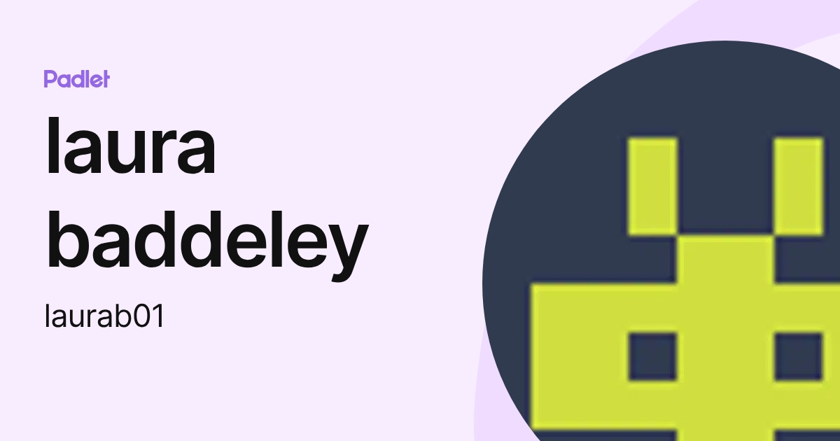 laura baddeley (laurab01) profile | Padlet