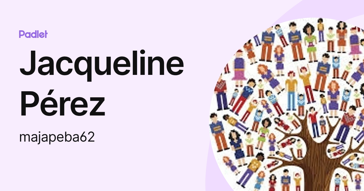 Jacqueline Pérez (majapeba62) profile | Padlet