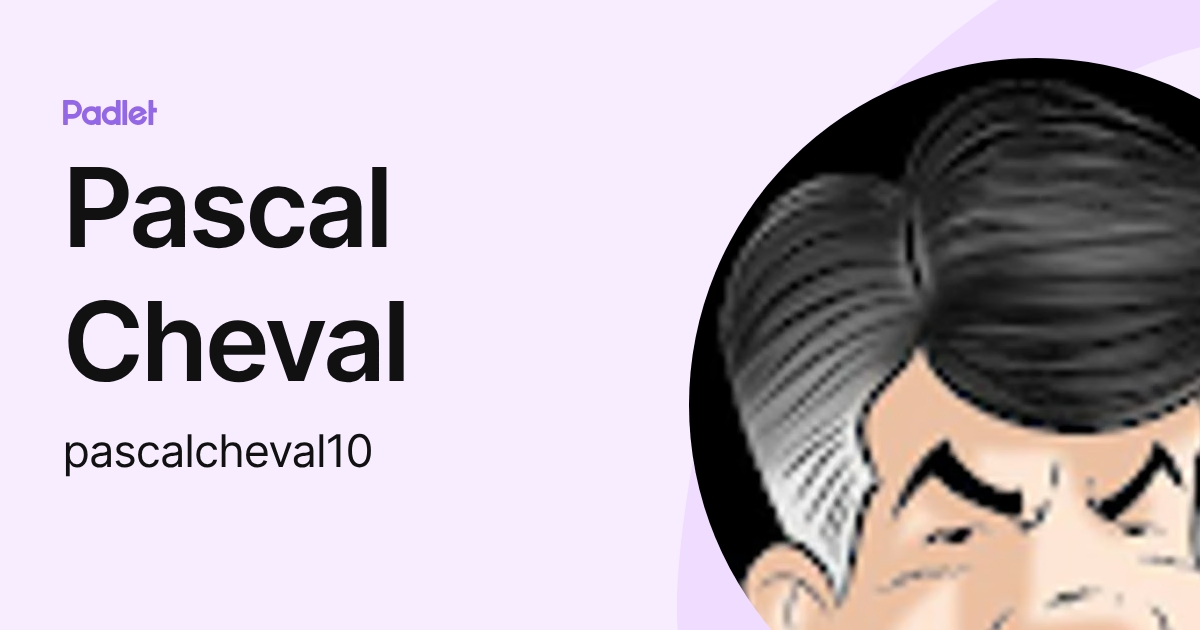 Pascal Cheval (pascalcheval10) profile | Padlet