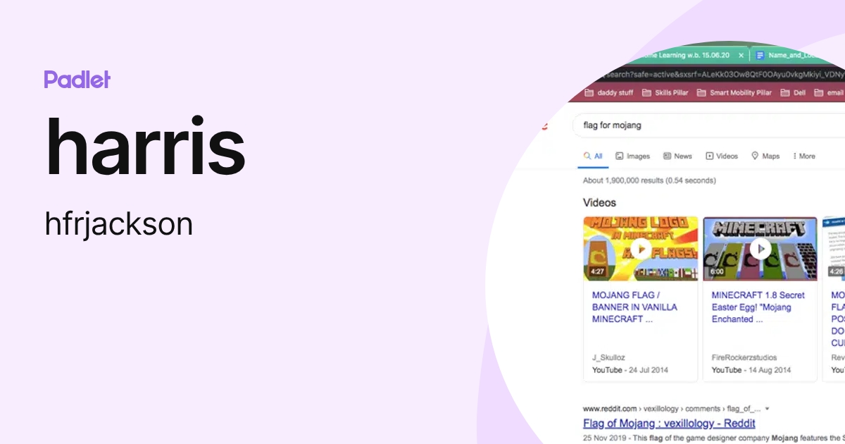 harris (hfrjackson) profile | Padlet