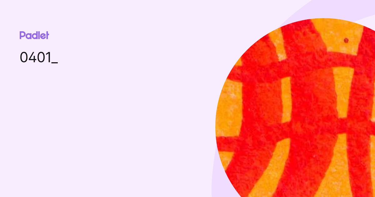 0401_ profile | Padlet