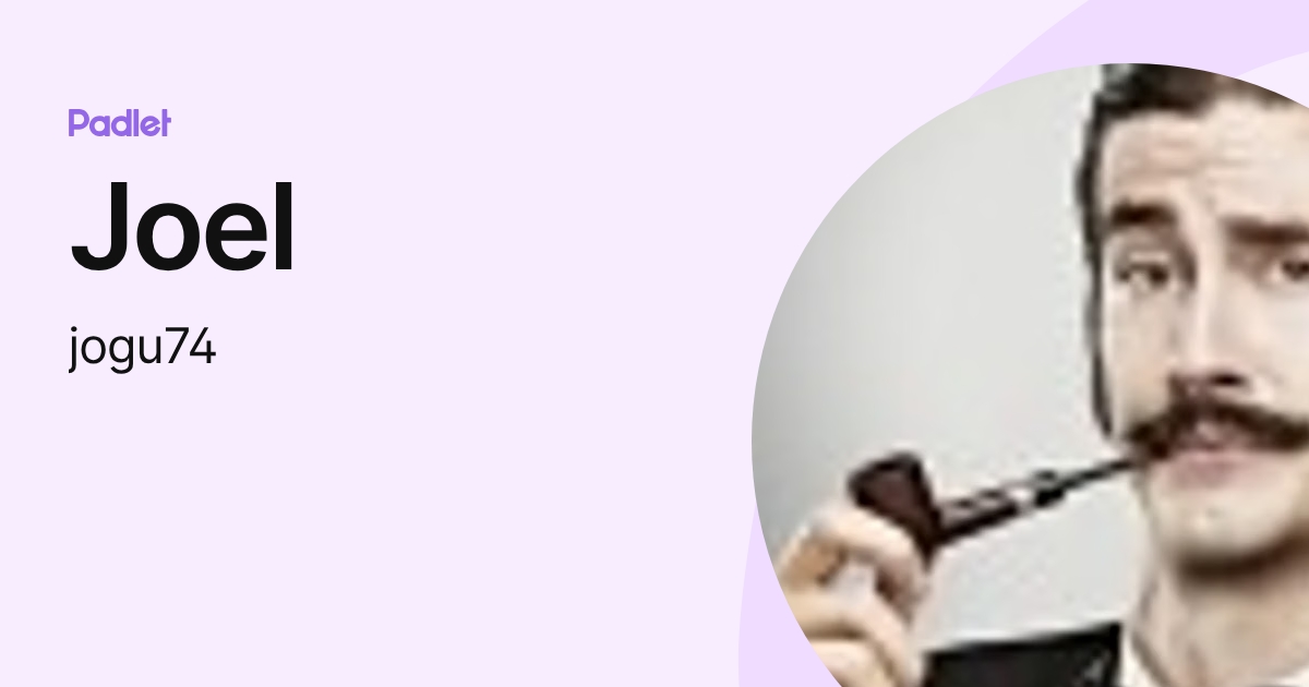 Joel (jogu74) profile | Padlet
