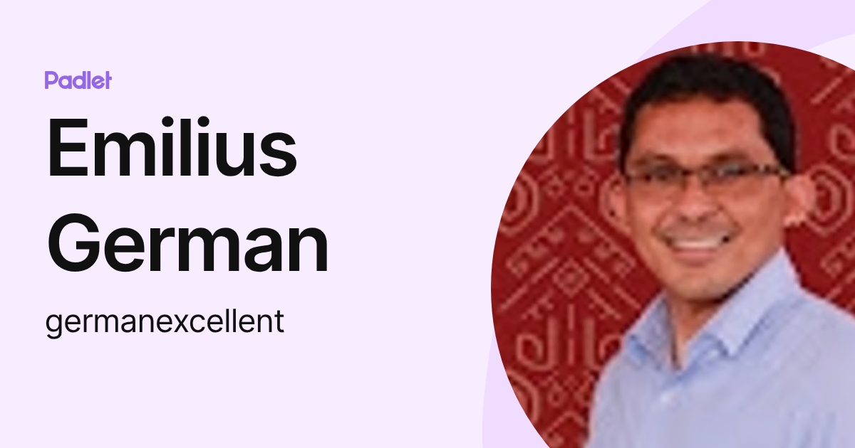 Emilius German (germanexcellent) profile | Padlet