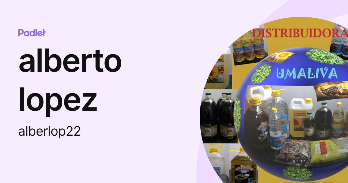 alberto lopez (alberlop22) profile | Padlet