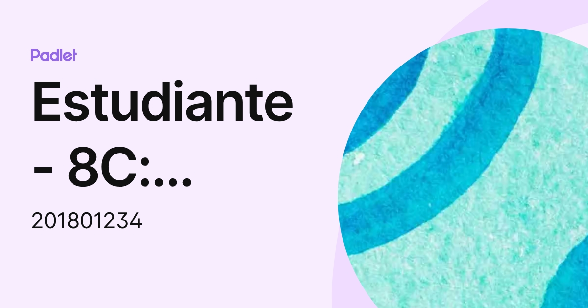 Estudiante - 8C: Zharikc Mariana Moreno Gomez (201801234) profile | Padlet
