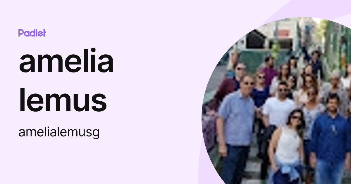 amelia lemus (amelialemusg) profile | Padlet