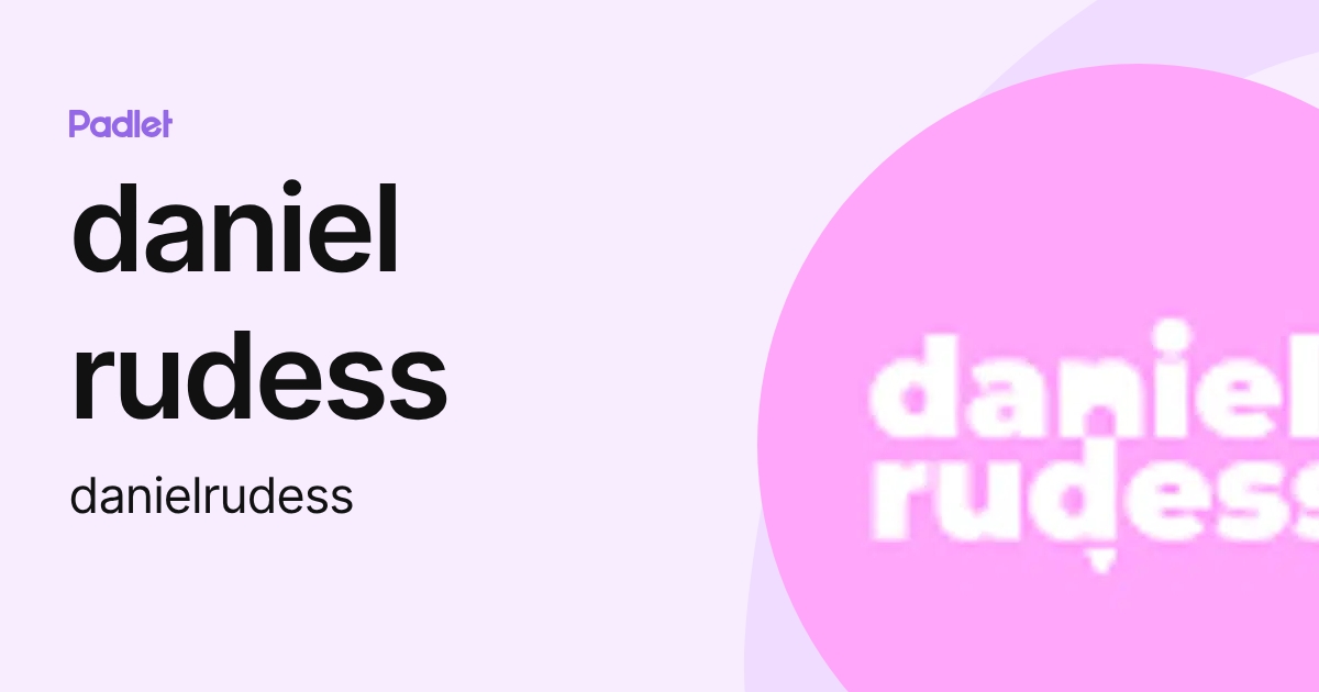 daniel rudess (danielrudess) profile | Padlet