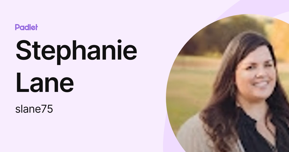 Mrs. Lane (slane75) profile | Padlet