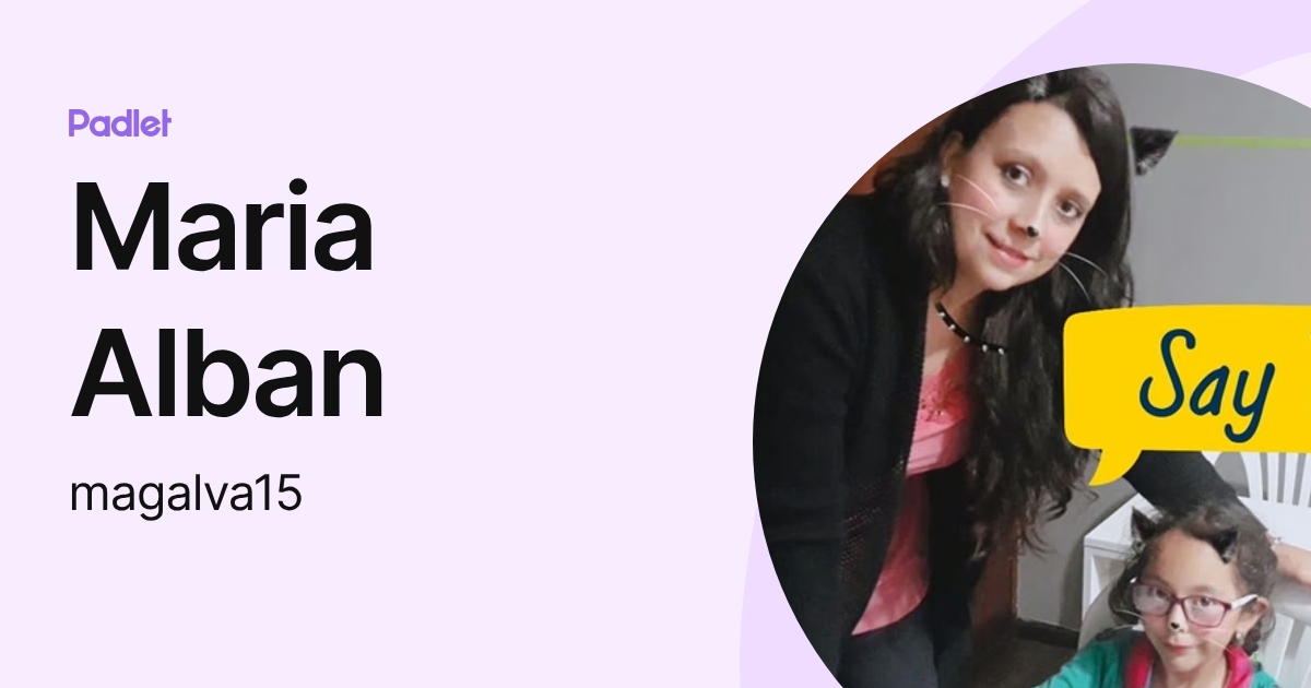 Maria Alban (magalva15) profile | Padlet